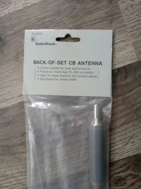 21-921c Radio Shack Vintage Cb Antenna Model Back Of Set Mount #2