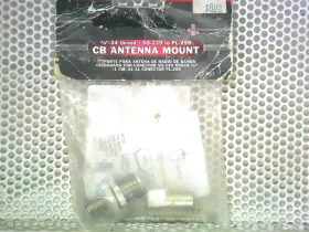 210-0961 Radioshack 21-961 Mobile Cb Antenna Adapter 3/8 X 24 So-239 Mount