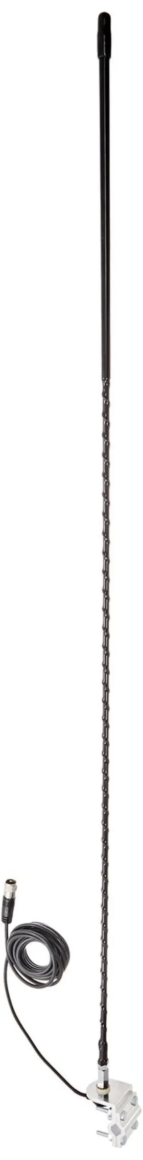 Roadpro 045464920235 Rpps-14kb Platinum Series Black 4 Foot Single Mirror Mount Cb Antenna Kit