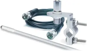 Rp-83w Roadpro 445034257298 Standard Series White 3 Mirror Mount Fiberglass Cb Antenna Kit Rp-83w Roadpro 445034257298 Standard Series White 3 Mirror Mount Fiberglass Cb Antenna Kit