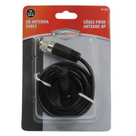 Rp-12cc Roadpro 642008441470 12ft Cb Antenna Coax Cable With Pl-259 Connector Black #2