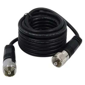 Rp-12cc Roadpro 642008441470 12ft Cb Antenna Coax Cable With Pl-259 Connector Black
