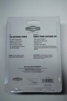 Rp-18cc Roadpro 18ft Cb Antenna Cable #3 Rp-18cc Roadpro 18ft Cb Antenna Cable #3