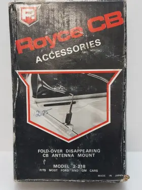 2-218 Royce Vintage Cb Antenna Model Fits Most Ford/gm Cars New Old Stock