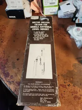 6136541 Sears Nos New Vintage Motor Driven Cb Am Fm Mobile Antenna Cowl Mount 6136541 Sears Nos New Vintage Motor Driven Cb Am Fm Mobile Antenna Cowl Mount