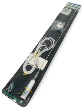 4041-1 Shakespeare White Knight 44 Inch Cb Fiberglass Trunk Mount Antenna New