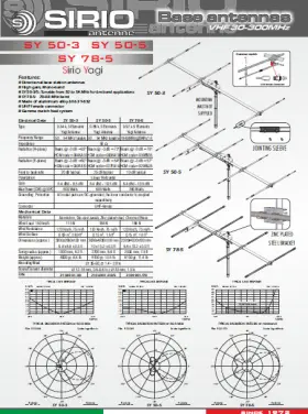 Sy50-5 Sirio 5elem New 50mhz - 6m 5 Element Yagi Beam Antenna