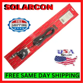A-110tm Solarcon Cb Antenna 2ft Tunable 50w With Trunk Mount And 17ft Rg58 Cable Ferrule Kit
