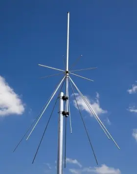 1154 Taurus Hf 0.05 - 2000 Mhz Fiberglass Discone Antenna