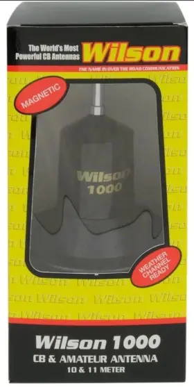 Wilson 880900800w Antenna Inch White W1000 Magnet Mount Mobile Cb 62.5 Whip New