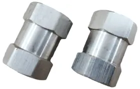 Workman 639737698817 2 Lot Ss-nut-dh Stainless Steel 1 Inch Cb Radio Antenna Replacement Stud Nut