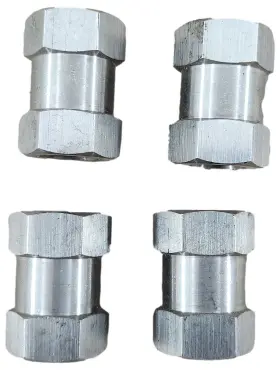 Workman 639737698824 4 Lot Ss-nut-dh Stainless Steel 1 Inch Cb Radio Antenna Replacement Stud Nut