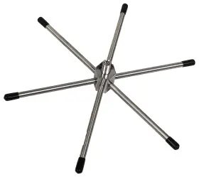 Workman 693031609863 Wil-kit-b Cb Radio Antenna 6 Element Ground Plane Radial - Black Tips