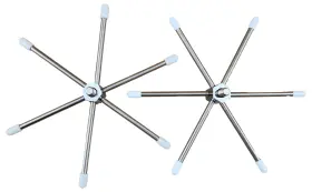 Workman 693031617561 Lot Of 2 Wilkit-w 6 Element Cb Antenna Ground Plane Radials - White Tips