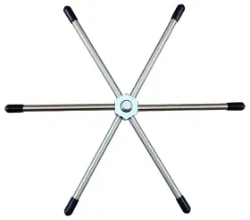 Workman 693031617950 Wil-kit-b 6 Element Cb Radio Antenna Ground Plane Radial Kit- Black Tips