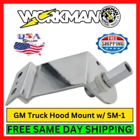 So-239 Workman Thgm-1 Truck Antenna Mount For Cb Radio Hood Trunk With Sm-1 Stud