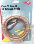 Truckspec TS-8X9CL Cb Radio Antenna Foot RG8X Coax Cable W/PL259 Ends Clear. Fixed Price $15.79.