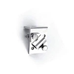 Procomm JBC461 Cb / Ham Radio 45 Degree Antenna Mirror Mount With No Stud. Fixed Price $22.95.