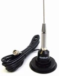 Hustler IC-100SB Radio Antenna W/ Magnetic Base, Whip, Spring & 15' Coax, 41". Fixed Price $49.95.