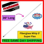 Procomm SF3W Super Flexible Cb Antenna Fiberglass Whip Radio Vehicle Base Mobile. Fixed Price $30.95.