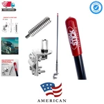 Fiberglass Cb Antenna With Single Groove Mirror Mount & Stainless Steel Sprin.... Fixed Price $80.79.