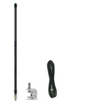 3' Cb Mobile Radio Antenna Kit Set With Mirror Mount 12' RG58 PL259 Hustler F60B. Fixed Price $50.00.