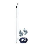 Accessories Unlimited AUMM23-W Foot White Dual Cb Antenna Kit With 3-WAY SO239. Fixed Price $119.99.