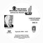 Radio Mystery Theater - 1,399 Shows Old Time In MP3 Format Otr 4 Dvds. Fixed Price $26.98.