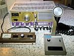 Vtg Courier Royale Cb Radio,tube W/turner Plus 3 Microphone,archer Antenna. Fixed Price $190.00.