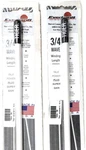 2 Lot Everhardt TSM4-W Cb Fiberglass Ft Antenna Super Flex 3/4 Wave White. Fixed Price $60.95.