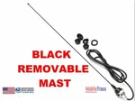 31" Black Steel Am/fm Antenna With 5-MOUNTS + Removable Mast. Fixed Price $54.77.