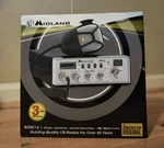 Midland Cb Radio 5001Z 40-CHANNEL W/ Microphone & Mounting Bracket New Nos. Fixed Price $72.89.