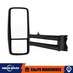 Black Door Mirror Assembly Power Heated For Kenworth T680 T880 Driver Left Side. Fixed Price $239.19.