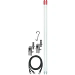 KW4DMK-W Firestik 4' Dual Mirror Mount Cb Antenna Kit (white). Fixed Price $150.79.