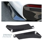 Augeny 2 Pcs Rear Bumper Canard Diffuser, Anti-crash Lip Carbon Fiber. Fixed Price $21.50.