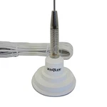 Hustler IC100W Cb Radio Antenna Magnetic Mount With 41" Whip (white). Fixed Price $70.00.
