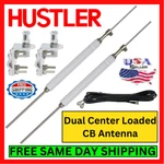 Hustler Hqd Dual Center Loaded Cb Antenna W/ Mount & Cable 2-WAY Radio 3/4 Wave. Fixed Price $109.99.