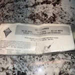 DB-712 Series Base Loaded Mobile Antenna 30-50 Mhz Low Band Nos. Fixed Price $41.00.