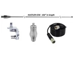 Hustler 102" Whip Cb Ham Antenna Stainless Steel, 18 Ft Coax, Spring & Mount. Fixed Price $134.42.