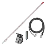 Firestik FG4648W 4' 122CM Single Mirror "ngp" Kit Complete White. Fixed Price $136.01.
