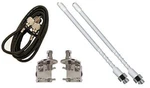 Procomm HSD995-4W 4" White Fiberglass Dual Cb Antenna Kit. Fixed Price $110.62.