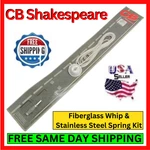 Base Load Trunk Lip Mount Antenna 100W Fiberglass Whip Stainless Steel Spring. Fixed Price $33.95.