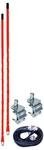 Accessories Unlimited AUMM24-R Dual 4FT Red Mirror Mount Cb Antenna Kit 9FT Coax. Fixed Price $86.95.