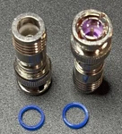 Pair Of Bnc Male To RG59 Coaxial Cable Cctv 40MM Adapters MB210. Fixed Price $9.99.
