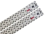 Lot Of Liberty L-24W 4' Composite Wound 5/16" Fiberglass Whip 300 Watt White. Fixed Price $45.95.