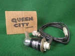 Vintage Hustler Chrome Adjustable Antenna Mast Base 83-1SP/RG-8 Connector. Fixed Price $20.00.
