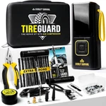 Tire Repair Kit With Compressor Universal Flat Plugs Punctures. Fixed Price $90.12.