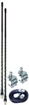 Accessories Unlimited AUMM22-B Dual 2FT Cb Antenna Kit Black Mirror Mounts Coax. Fixed Price $75.95.