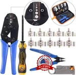 Herramienta De Compresi Coaxial Kit Engarzadora Cable Ajustable. Fixed Price $54.99.