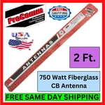 Procomm JBC200W 2' Cb Antenna 750W White Top Load 3/8-24 Truck Radio Usa Mobile. Fixed Price $19.95.
